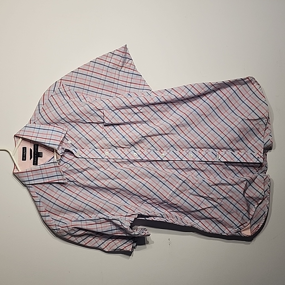 Multicolored Tommy Short Sleeve Buttonup